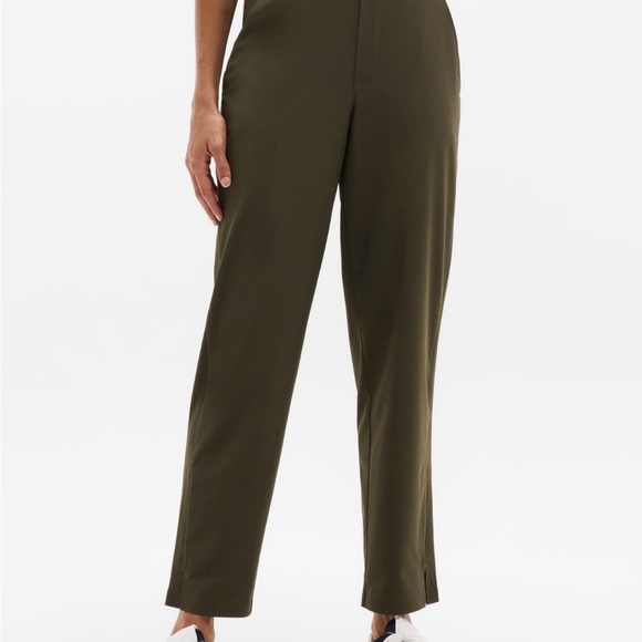 Athleta Olive Green Brooklyn Pants - Picture 2 of 6